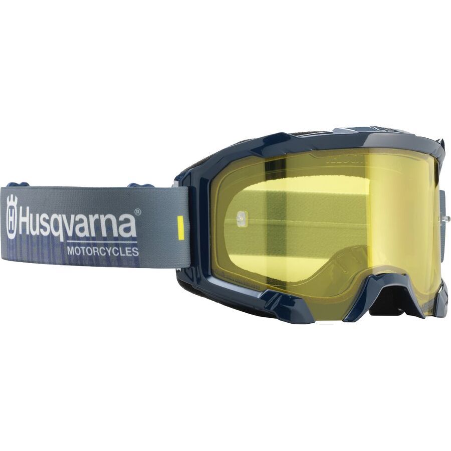 Husqvarna Apparel Leatt Velocity 4.5 Goggles - Blue/Grey