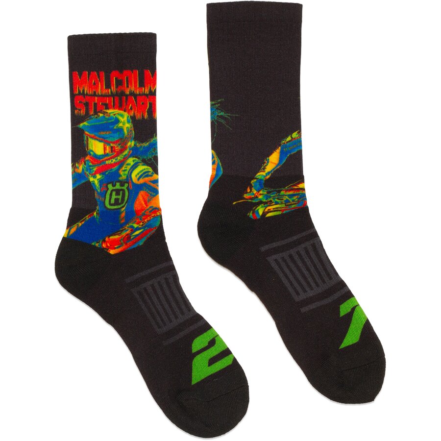 Husqvarna Apparel Malcom Crew Socks - Black