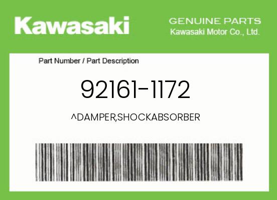 Kawasaki Kawasaki Genuine Damper,Shockabsorber - 92161-1172 - $22.41 at Motosport