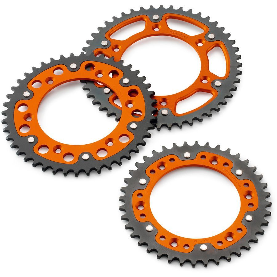 KTM・Super sprox/Rスプロケット (9051095104404) KTM Supersprox 2k Rear Sprocket Orange 44-t P/n