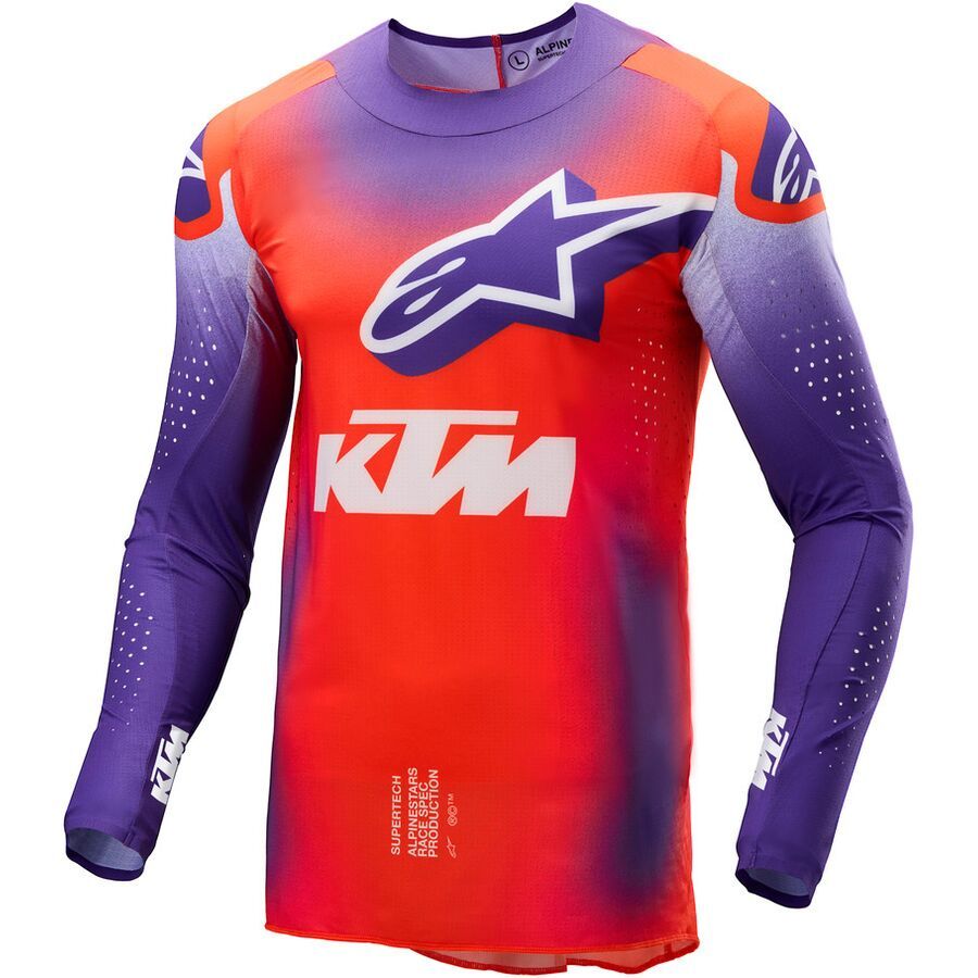 トップス ktm10 Shop KTM PowerWear 2025 Alpinestars Supertech Jersey - XXV LE