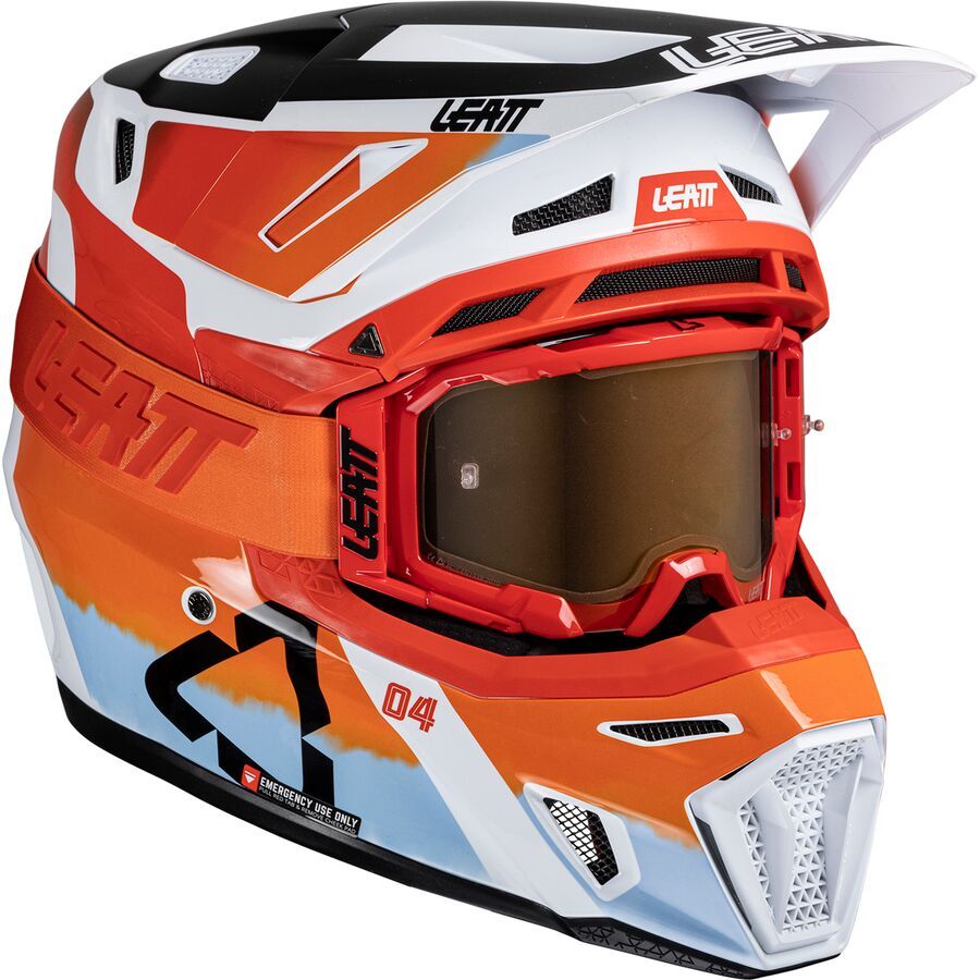 Leatt 2025 Moto 8.5 Composite Helmet With 5.5 Velocity Goggles