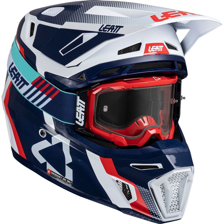 Leatt 2025 Moto 8.5 Composite Helmet With 5.5 Velocity Goggles - Bild 20 von 34