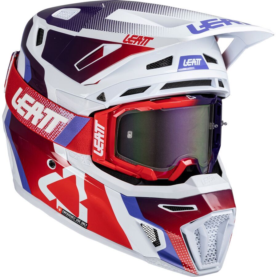 Leatt 2025 Moto 8.5 Composite Helmet With 5.5 Velocity Goggles - Bild 25 von 34