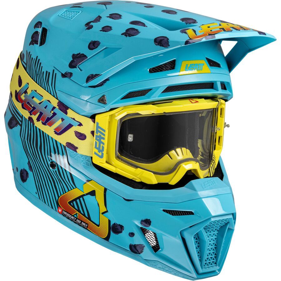 Leatt 2025 Moto 8.5 Composite Helmet With 5.5 Velocity Goggles - Bild 15 von 34