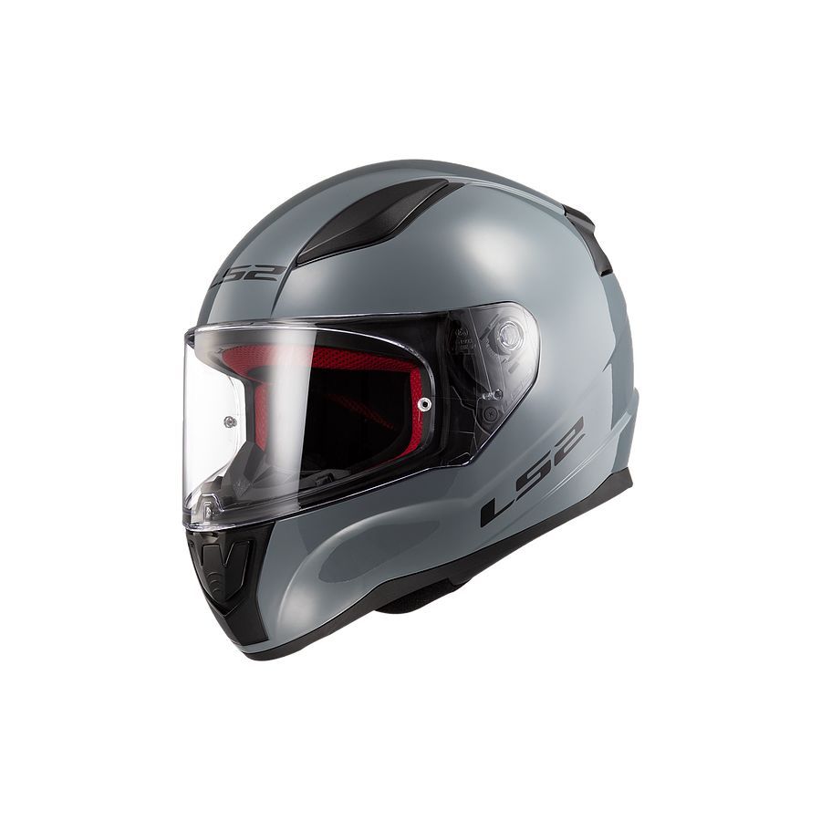 353-1024 LS2 Rapid Helmet GLOSS WHITE LARGE