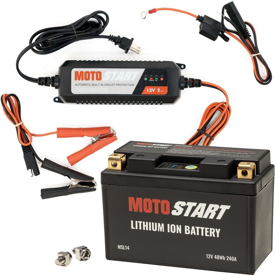 MotoStart Lithium Ion Battery And Charger