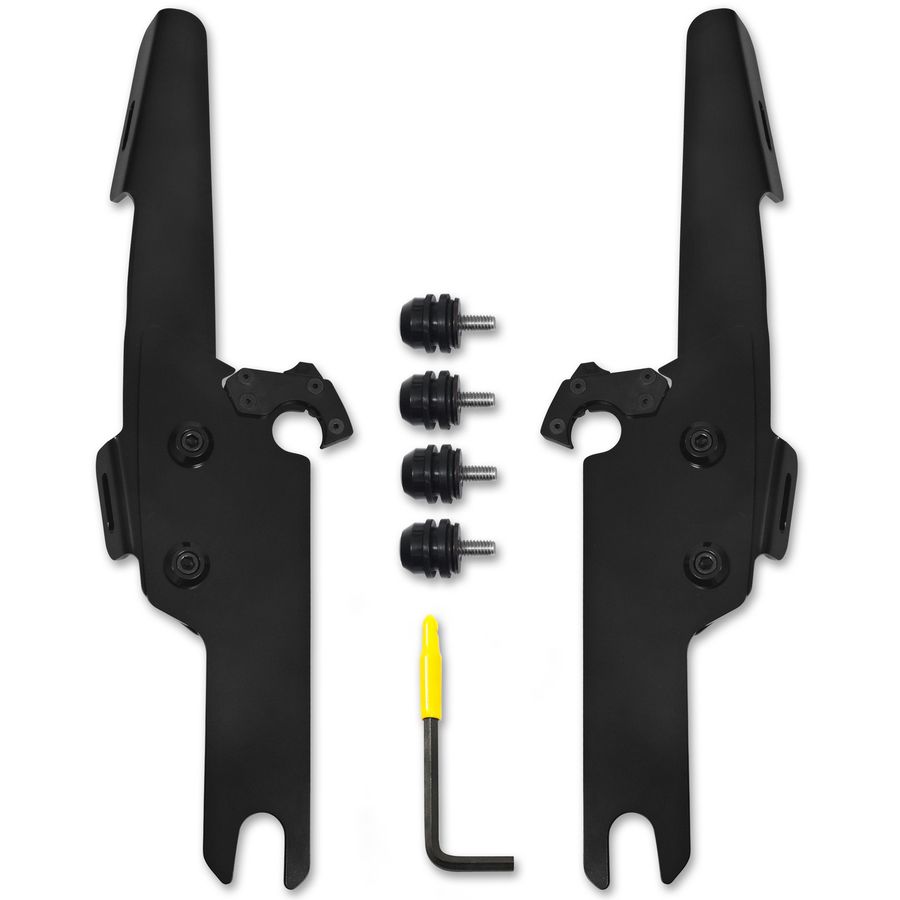Memphis Shades Trigger-Lock Mounting Kit - Black / Batwing Fairing