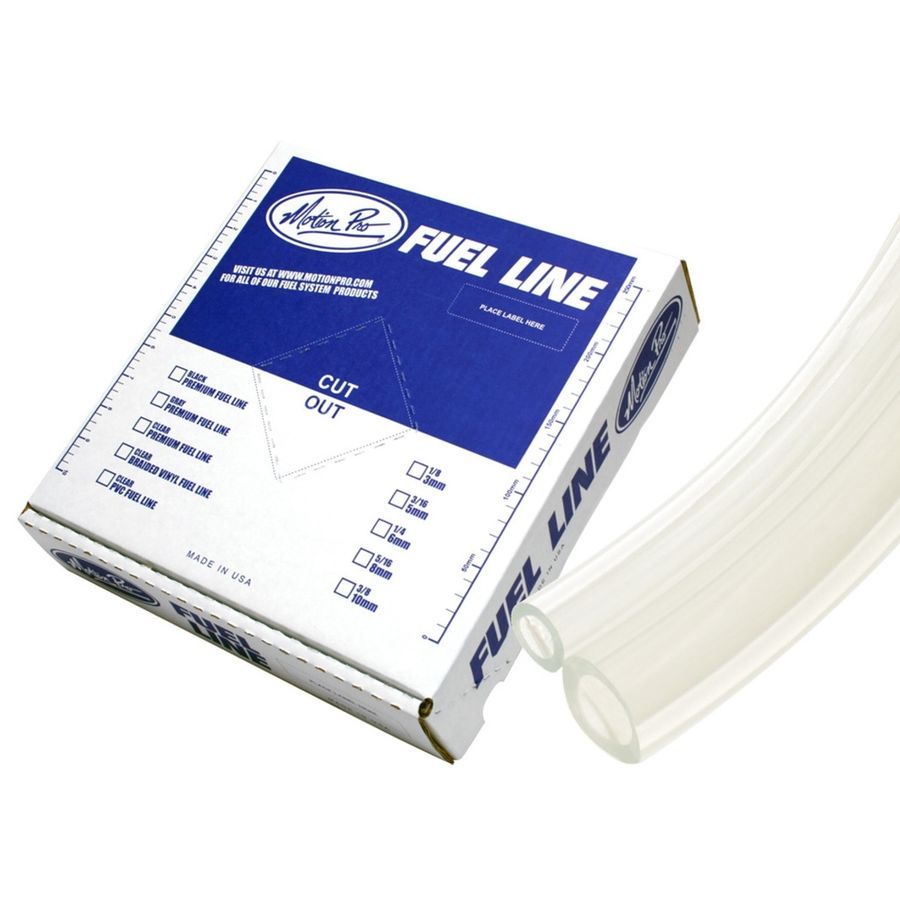 Motion Pro Fuel Line - Clear, 3/16" (5mm) / 25'
