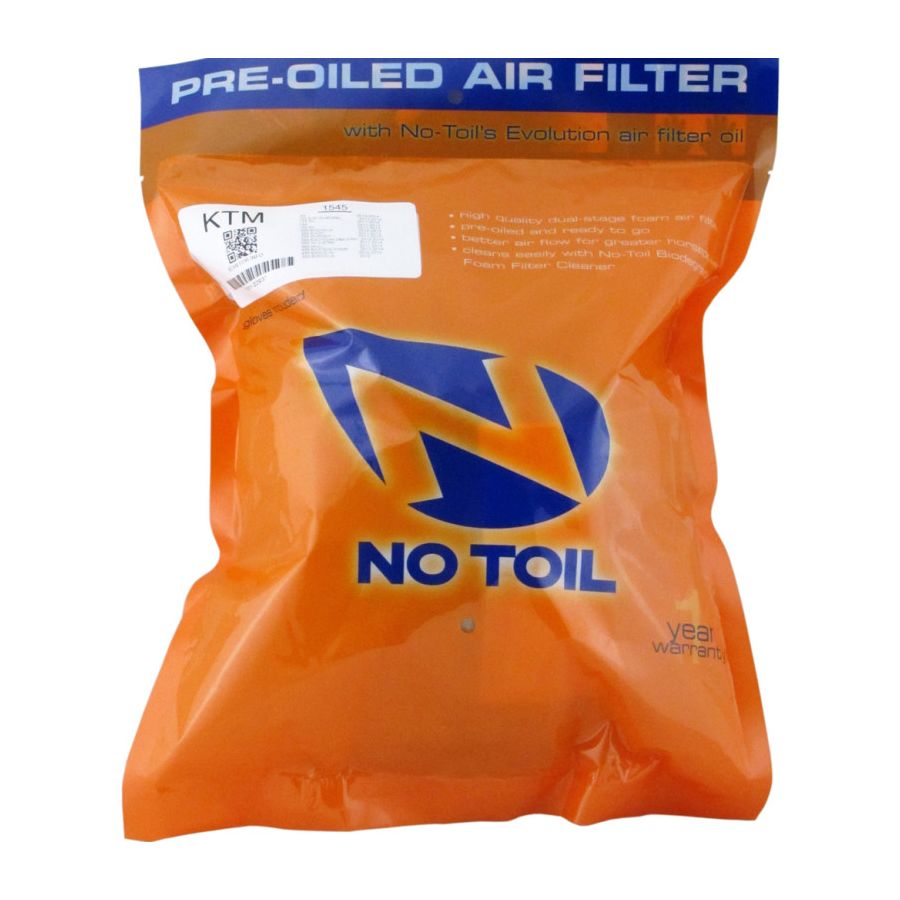 No Toil No Toil Pre-Oiled Dual Stage Air Filter - $33.51 at Motosport