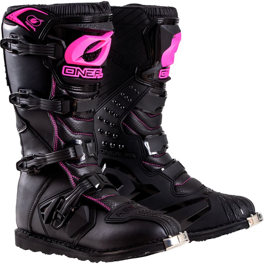  O'Neal 2027 Girl's Rider Boots - Black/Pink, 1 - $116.99 at Motosport