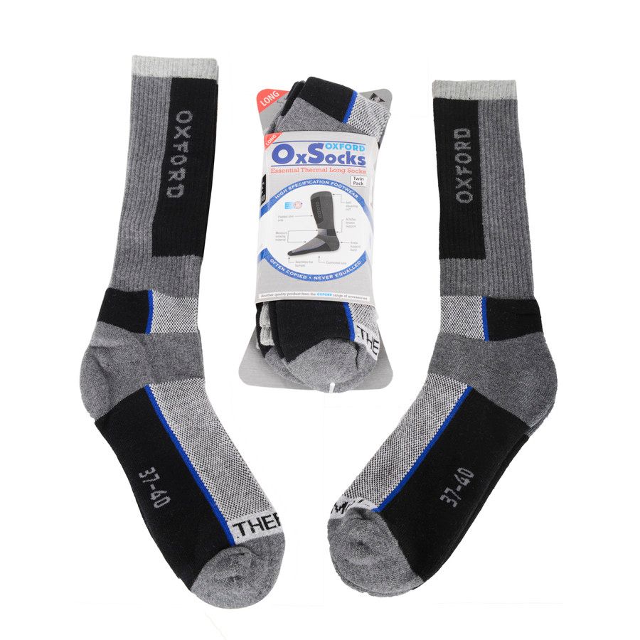 Oxford Regular Thermal Motorcycle Oxsocks Winter Riding Motorbike Scooter Socks