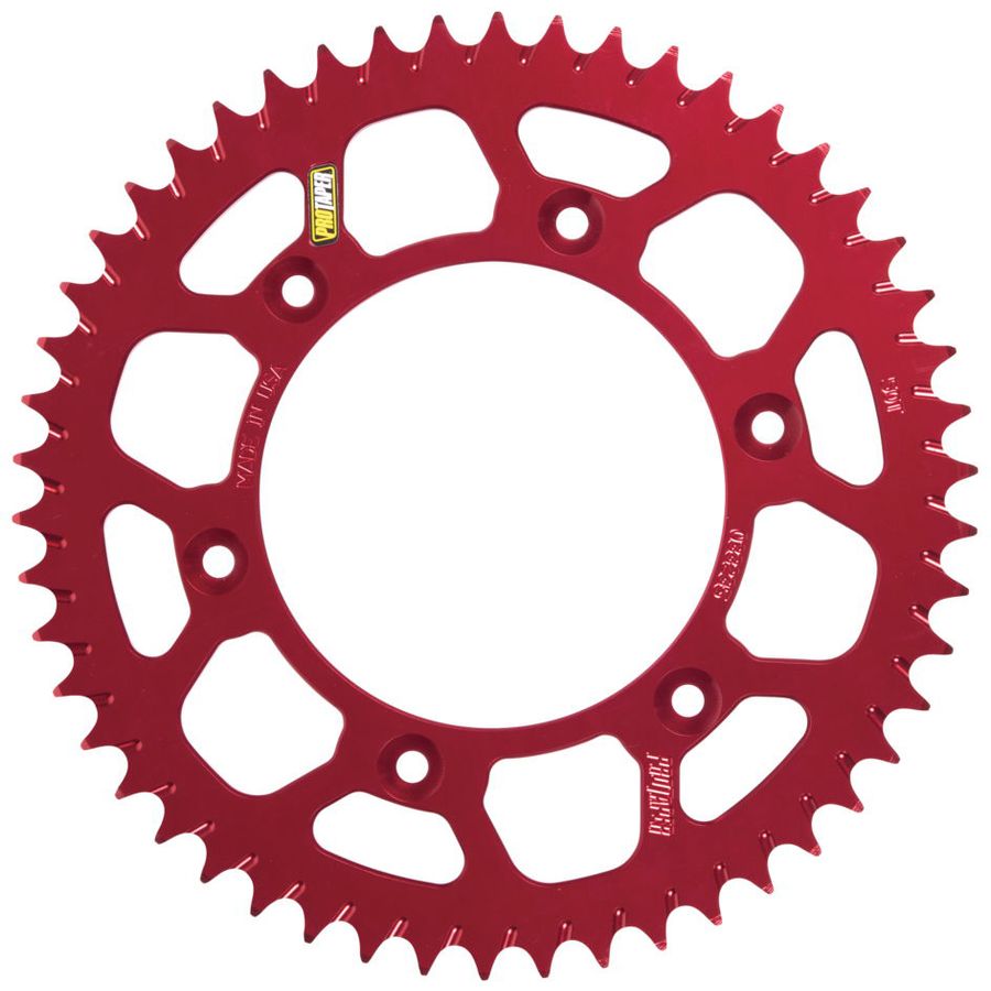 Pro Pro Taper Rear Sprocket - Red, 50T - $96.99 at Motosport