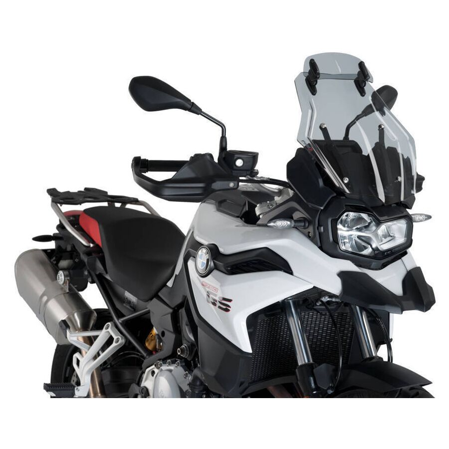 Puig Touring Windscreen With Visor - Smoke, Standard