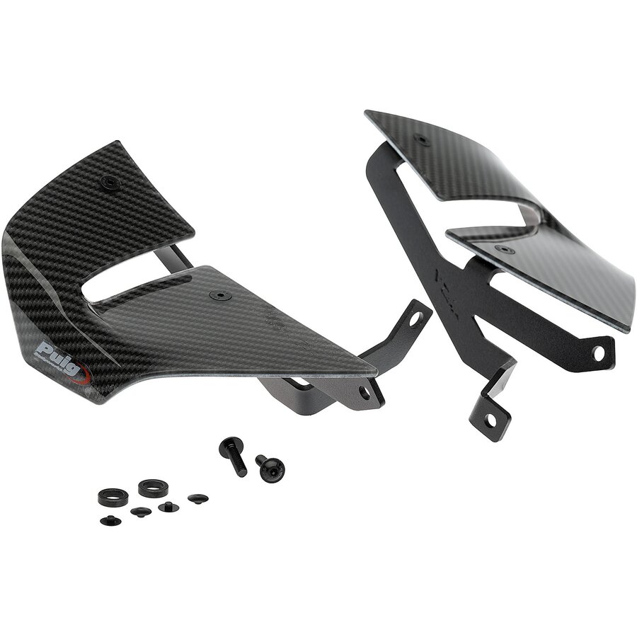 Puig Puig D12 Spoilers - Carbon Look, Side - $241.33 at Motosport