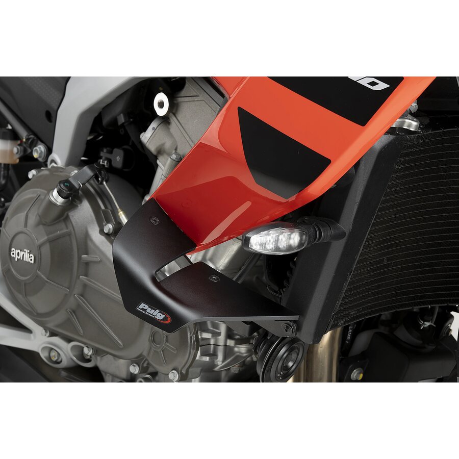 Puig D12 Spoilers - Matte Black, Side