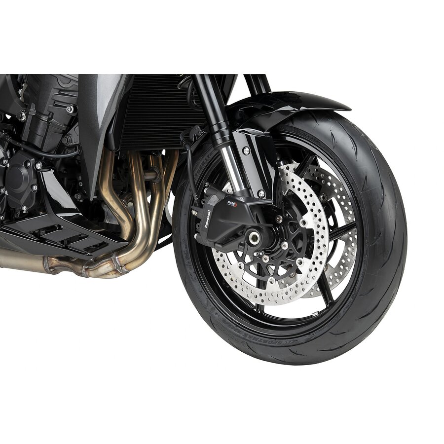Puig Brake Cooler Ducts - Matte Black, Front