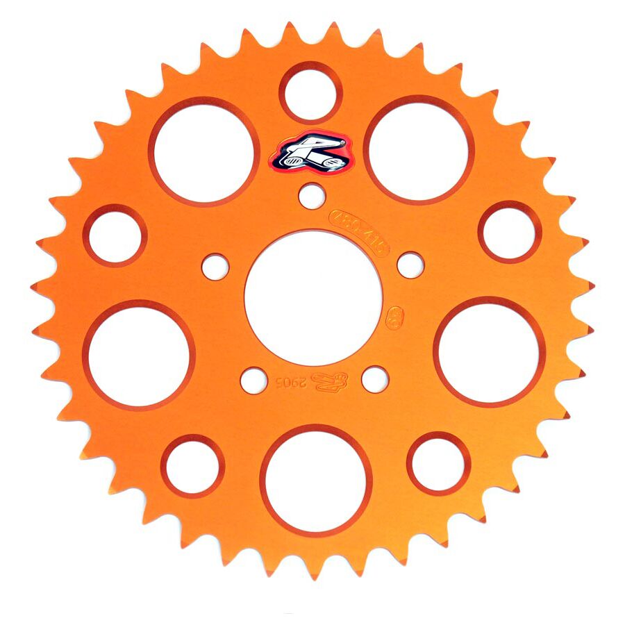 Renthal Renthal Rear Sprocket - Orange, 420 / 46T - $104.61 at Motosport