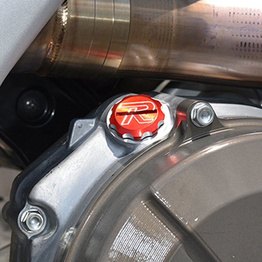 Ride Ride Engineering Oil Filler Plug - Red - $21.95 at Motosport