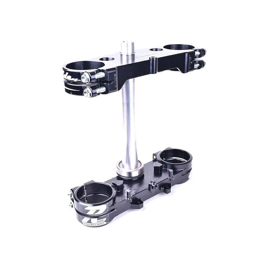 Ride Engineering Split Triple Clamp Set - Black, 22mm Offset
