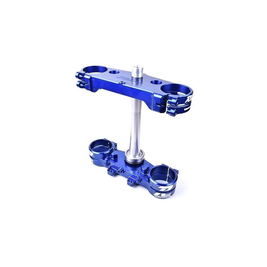 Ride Engineering Split Triple Clamp Set - Blue, 22mm Offset