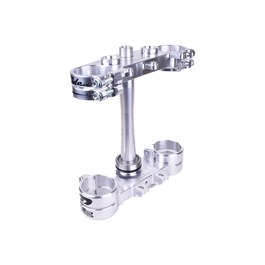Ride Engineering Split Triple Clamp Set - Silver, 22mm Offset