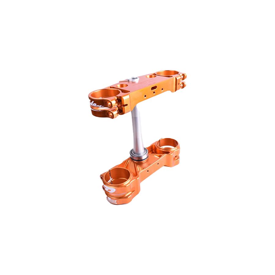 Ride Engineering Split Triple Clamp Set - Orange, 22mm Offset