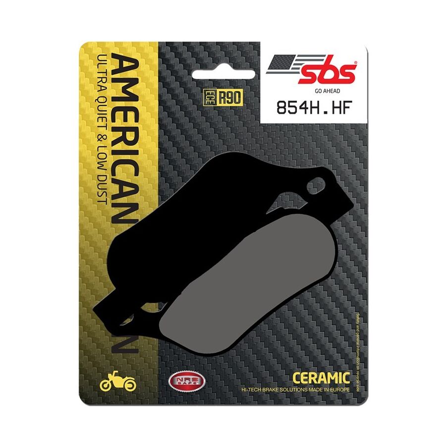 SBS American V-Twin Ceramic Brake Pads - Rear