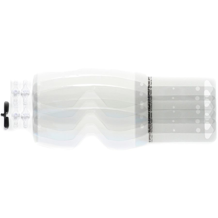 Scott Prostack Tear-Offs Hustle/Tyrant - Clear, 21 Pack