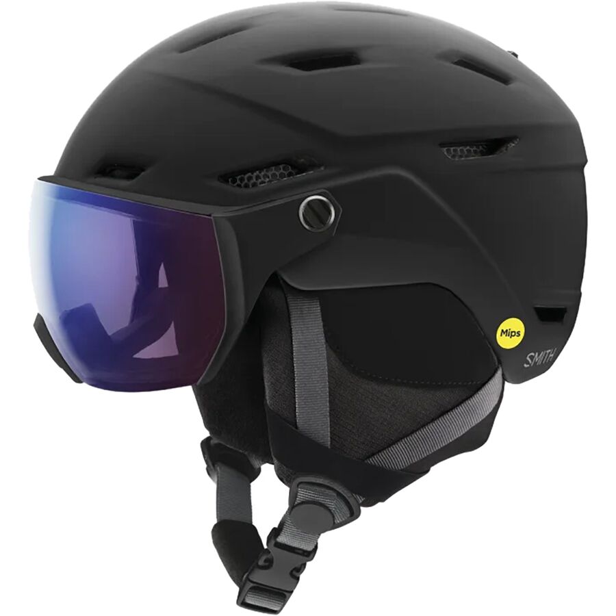 Smith Survey Mips Helmet - Matte Black/Photochromic Rose Flash, XL