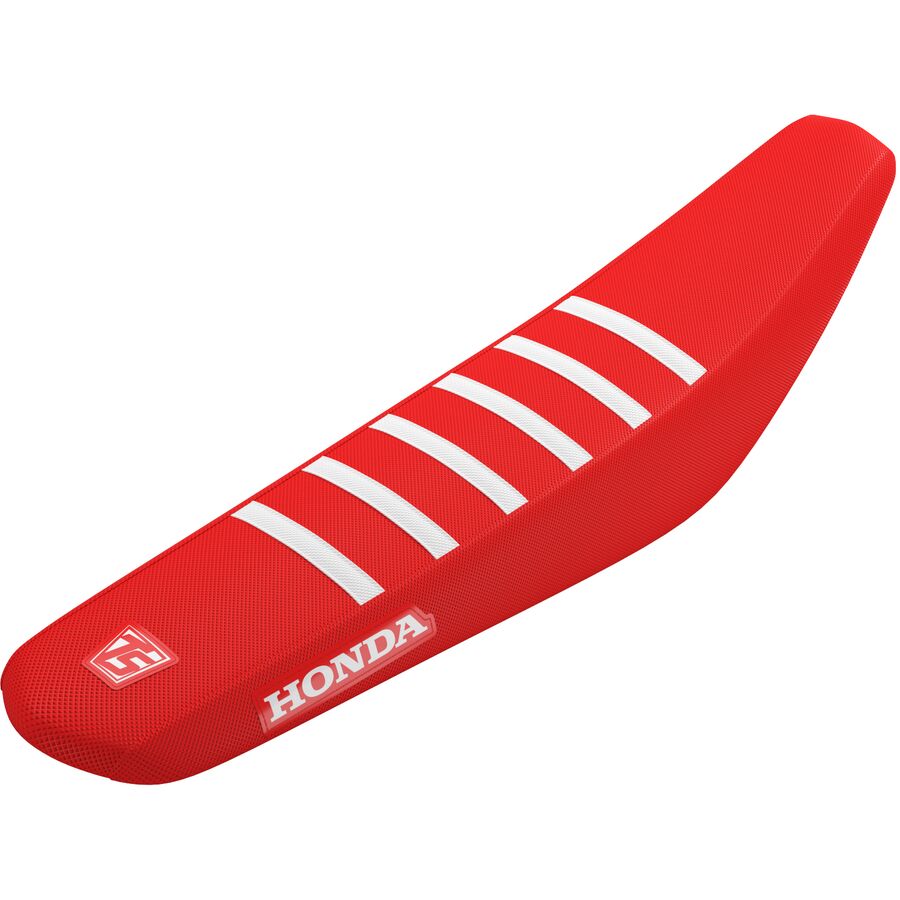 Throttle Syndicate Factory Issue Grip Seat Cover - Red/Red/White Ribs, Standard