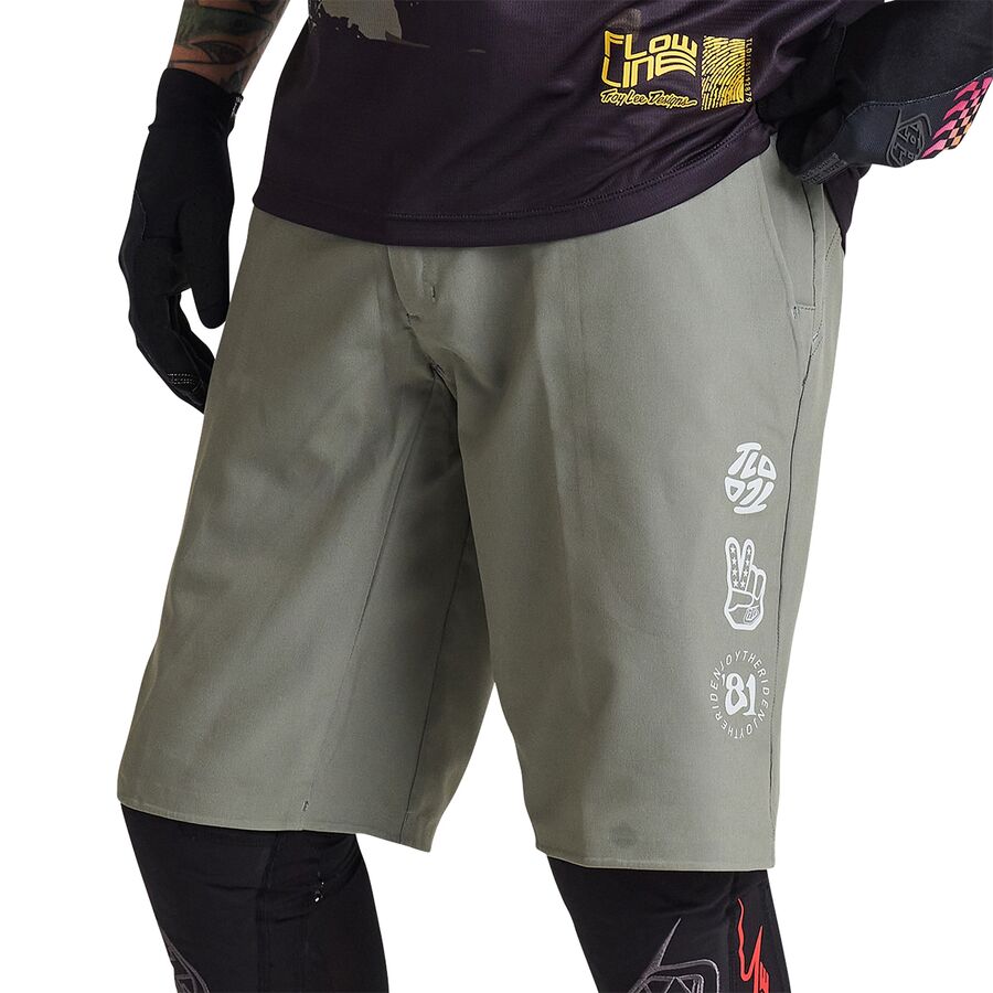 Troy Lee Designs Flowline Superlyte Short - Men's - Mono Olive, 30