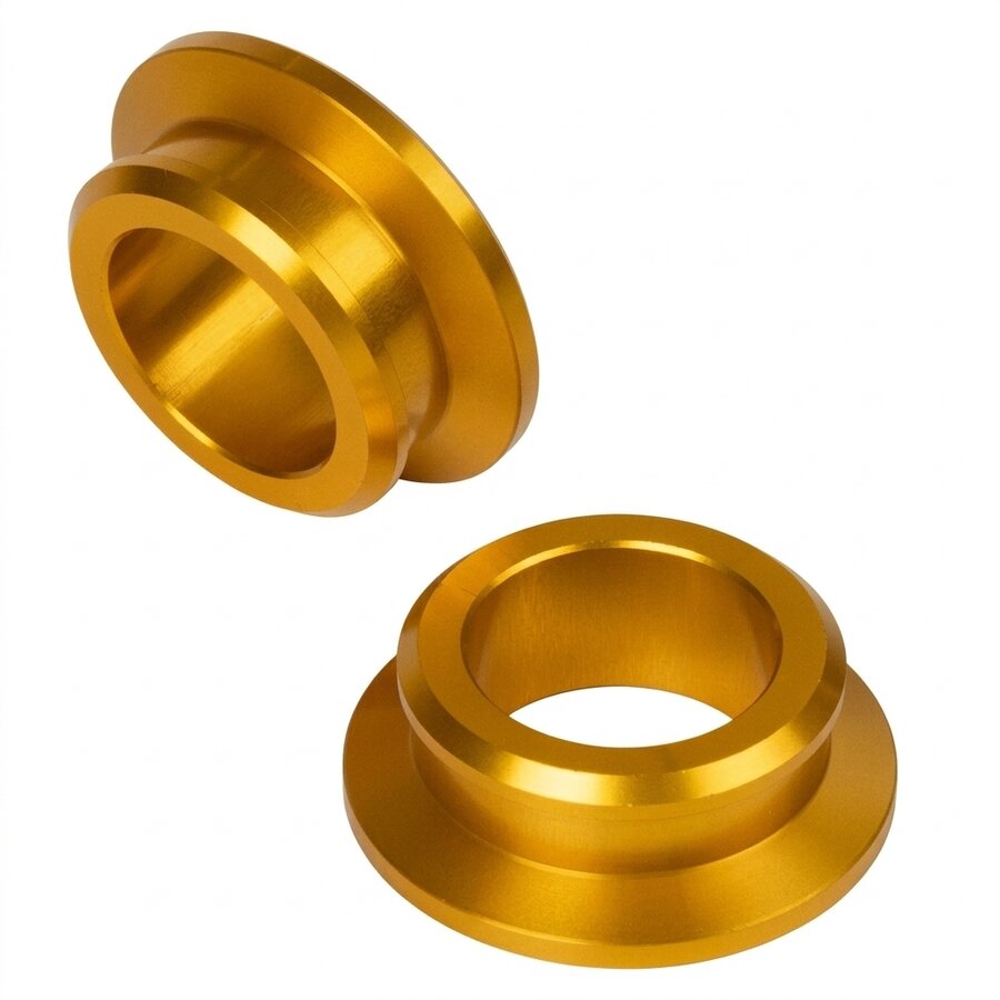 Turner Performance Products Billet Wheel Spacers - Yellow, Rear