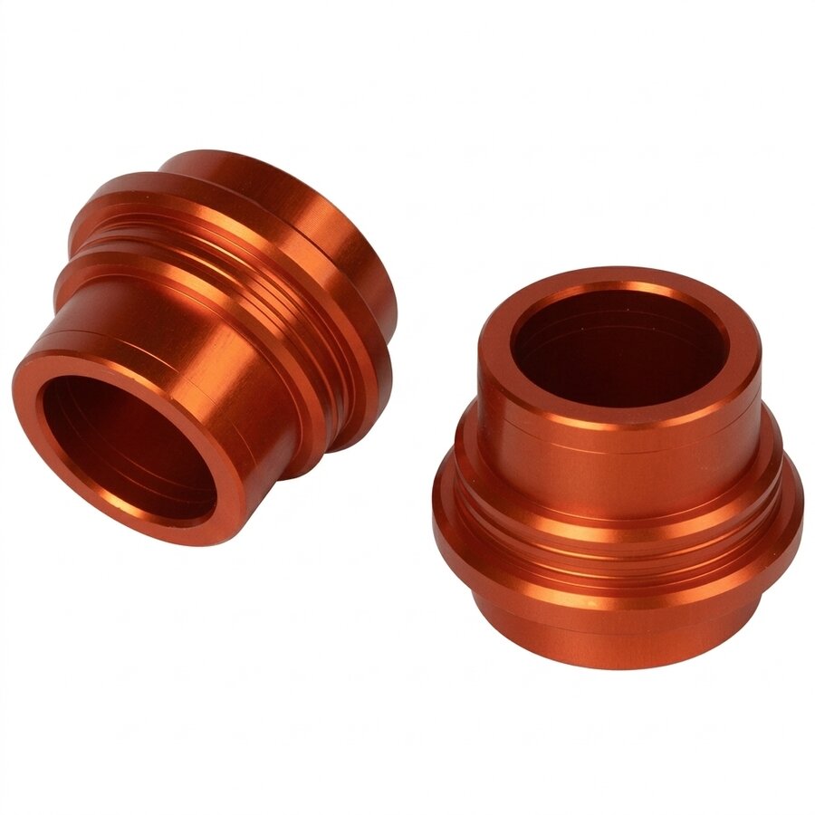 Turner Performance Products Billet Wheel Spacers - Orange, Front
