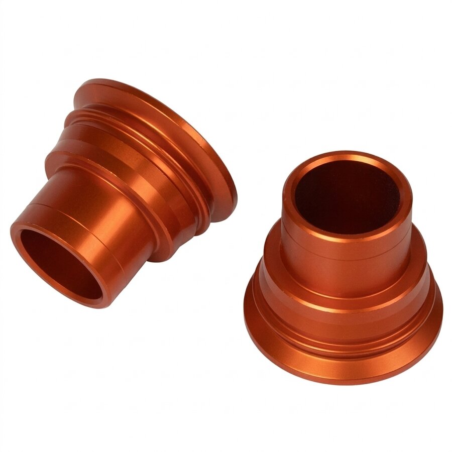 Turner Performance Products Billet Wheel Spacers - Orange, Rear