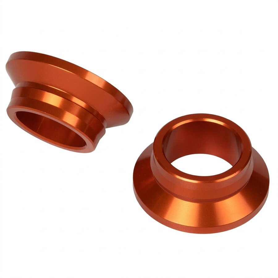 Turner Performance Products Billet Wheel Spacers - Orange, Rear