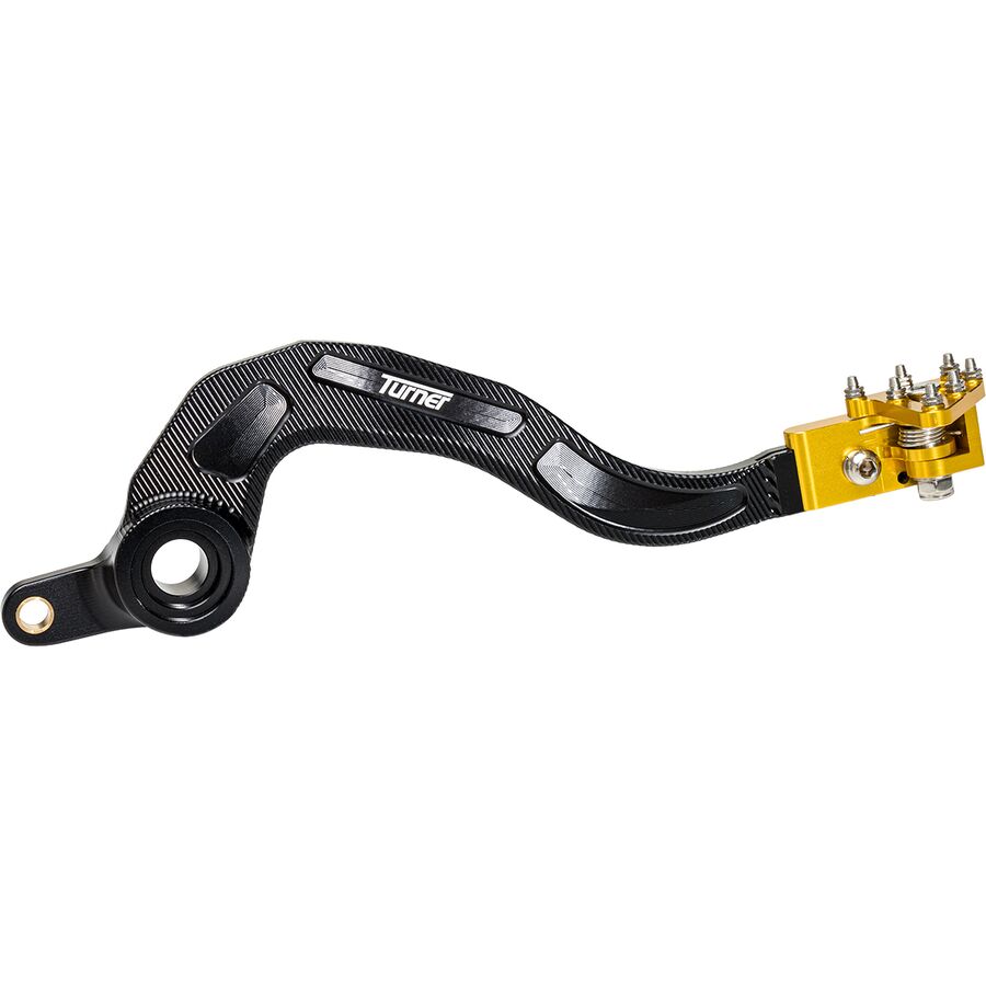 Turner Performance Products Billet Rear Brake Pedal - Yellow