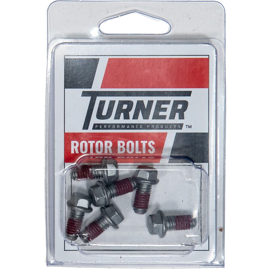 Turner Performance Products Front Brake Rotor Bolt Kit - Silver