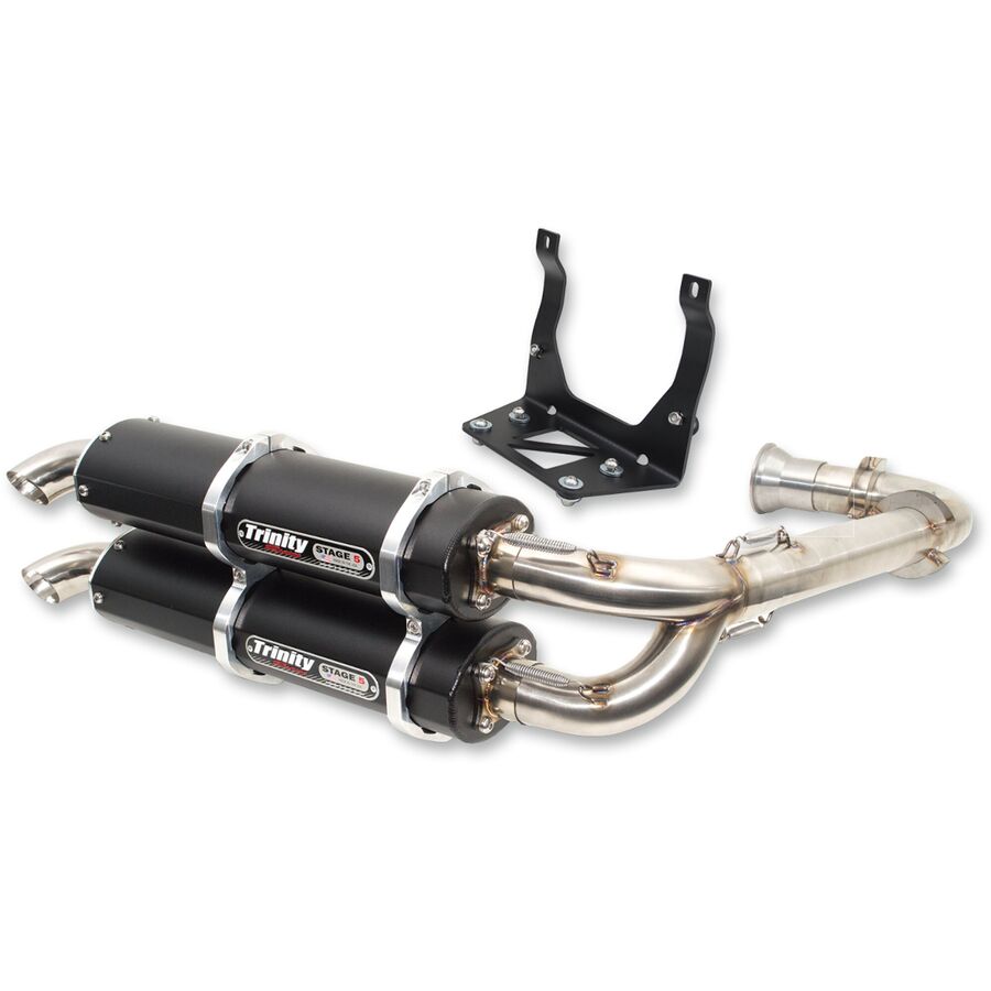 Trinity Stage 5 Full System Exhaust - Dual - Black