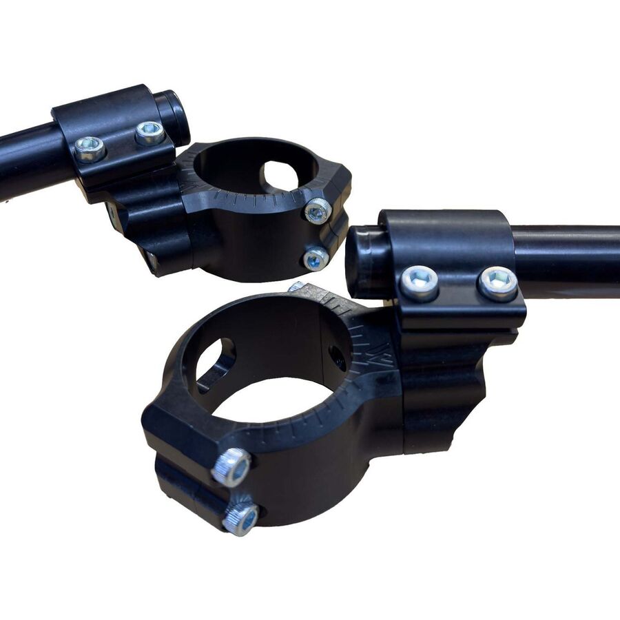 Woodcraft Clip-Ons - 47mm/1.5in 0 Offset Rise/12.0in Bars