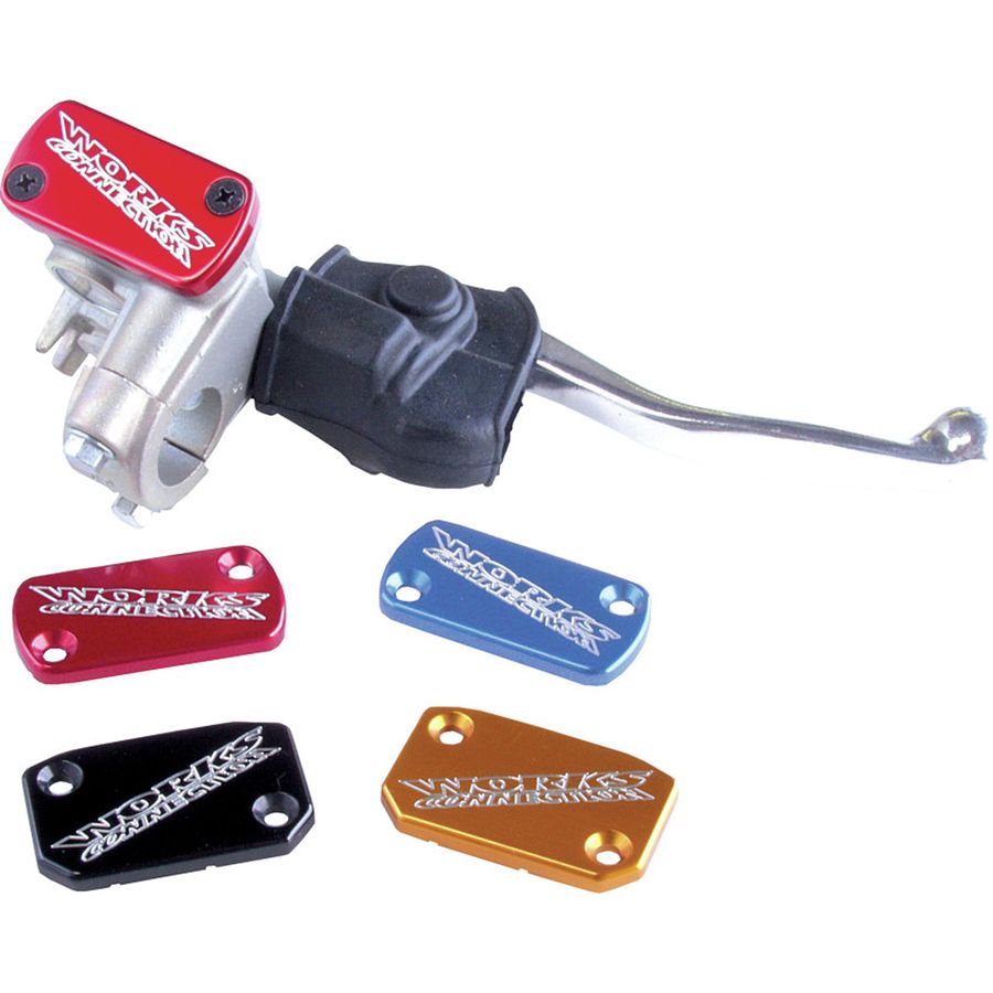 Works Connection Front Brake Cover - Red