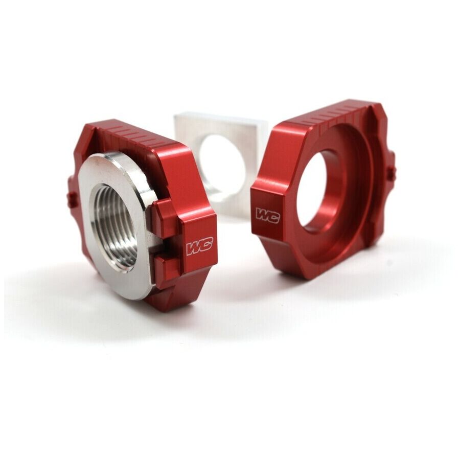 Works Connection Elite Axle Blocks - Red
