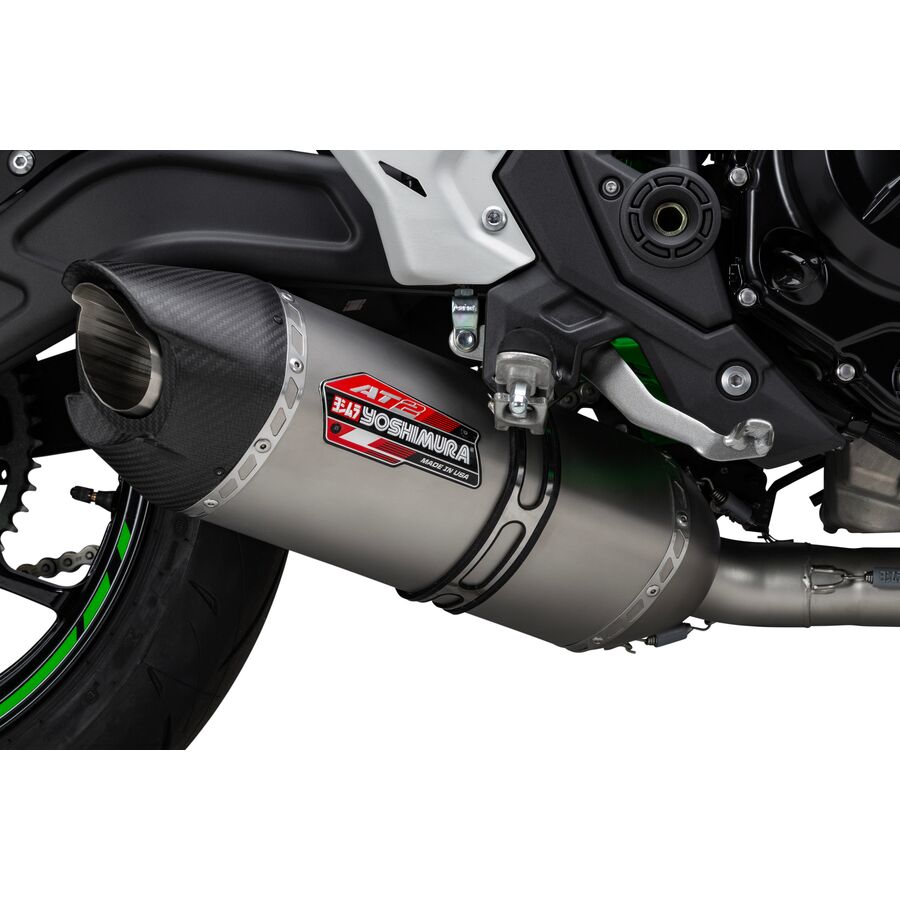 Yoshimura AT2 Full System Exhaust - Race / Stainless/Stainless/Carbon/Works