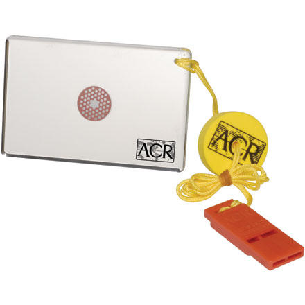 ACR HotShot Signal Mirror with Whistle, Float and WW-3 Card