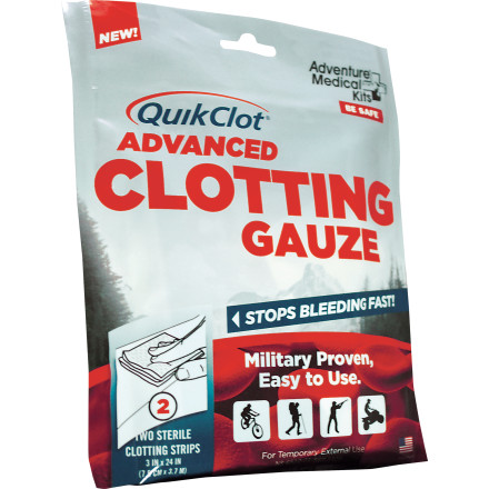 Adventure Medical QuikClot Advanced Clotting Gauze Adventure Medical QuikClot Advanced Clotting Gauze