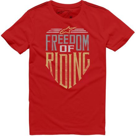 Alpinestars Freedom Premium T-Shirt - Red Alpinestars Freedom Premium T-Shirt - Red