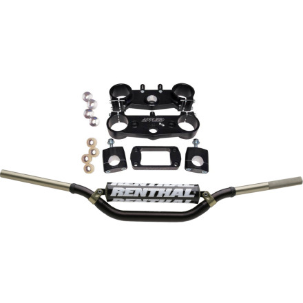 Applied Factory R/S Triple Clamp Set / Renthal Twinwall Handlebar