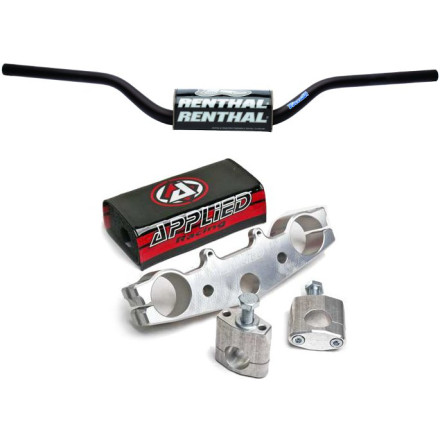 Applied Works Top Clamp With Renthal Fat Bar Combo Applied Works Top Clamp With Renthal Fat Bar Combo