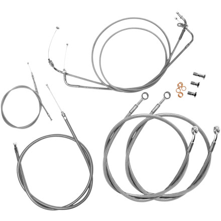 Baron Custom Accessories Stainless Cable And Line Kit Baron Custom Accessories Stainless Cable And Line Kit