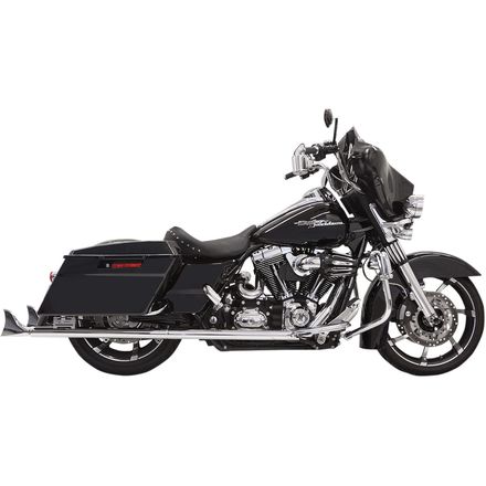 Bassani Xhaust Fishtail Slip-On Exhaust With Baffles